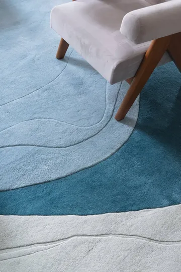 Erik Bratsberg Lozza ullmatta - Teal, 300x400 cm - Layered