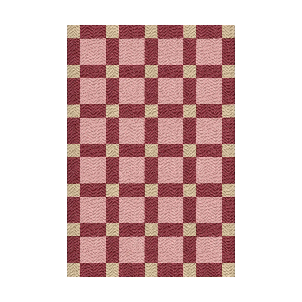 Layered Evelina Kroon jutematta 200x300 cm Plum punsch