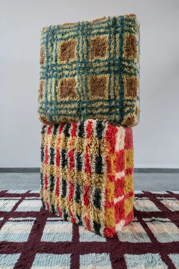 Evelina Kroon ullmatta - Shaggy arbor, 180x270 cm - Layered