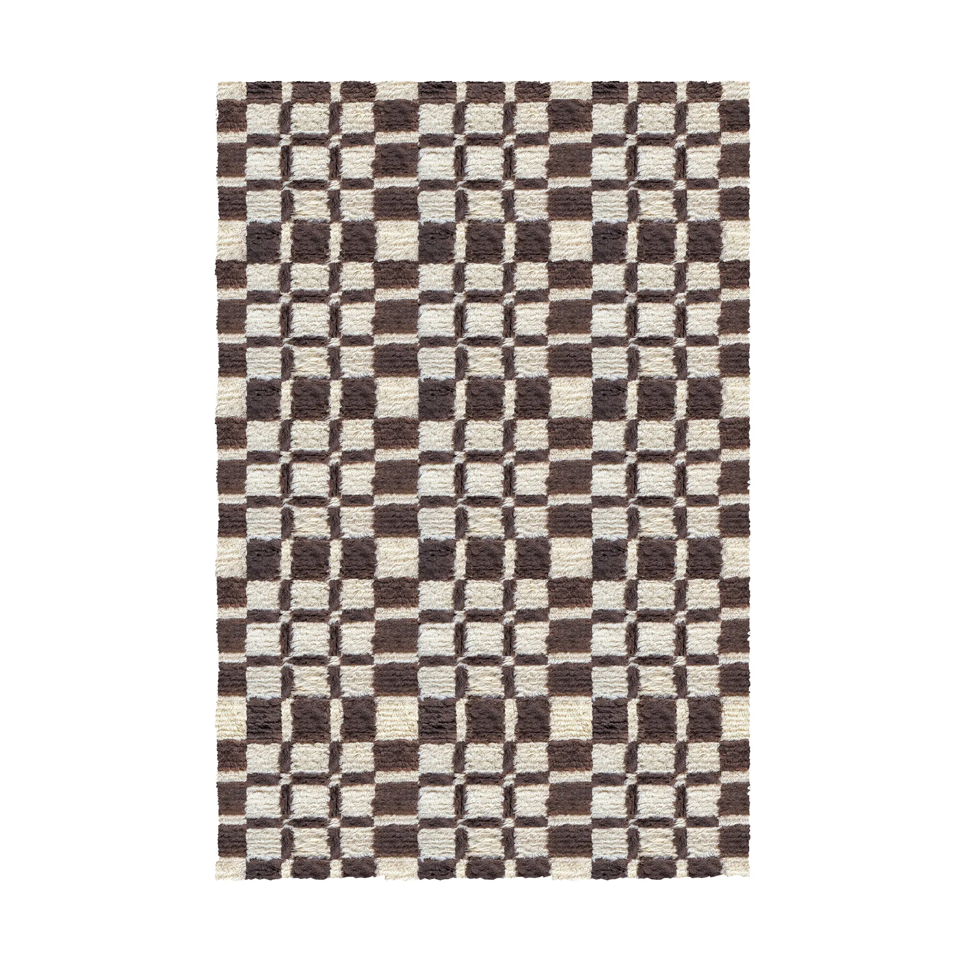 Evelina Kroon ullmatta, Shaggy chestnut, 200x300 cm Layered