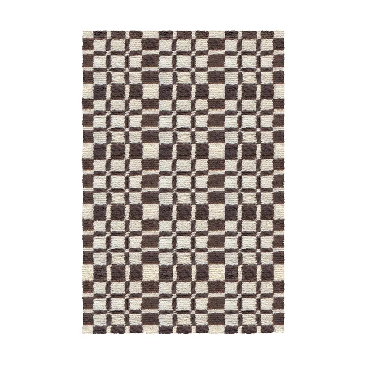 Evelina Kroon ullmatta - Shaggy chestnut, 200x300 cm - Layered