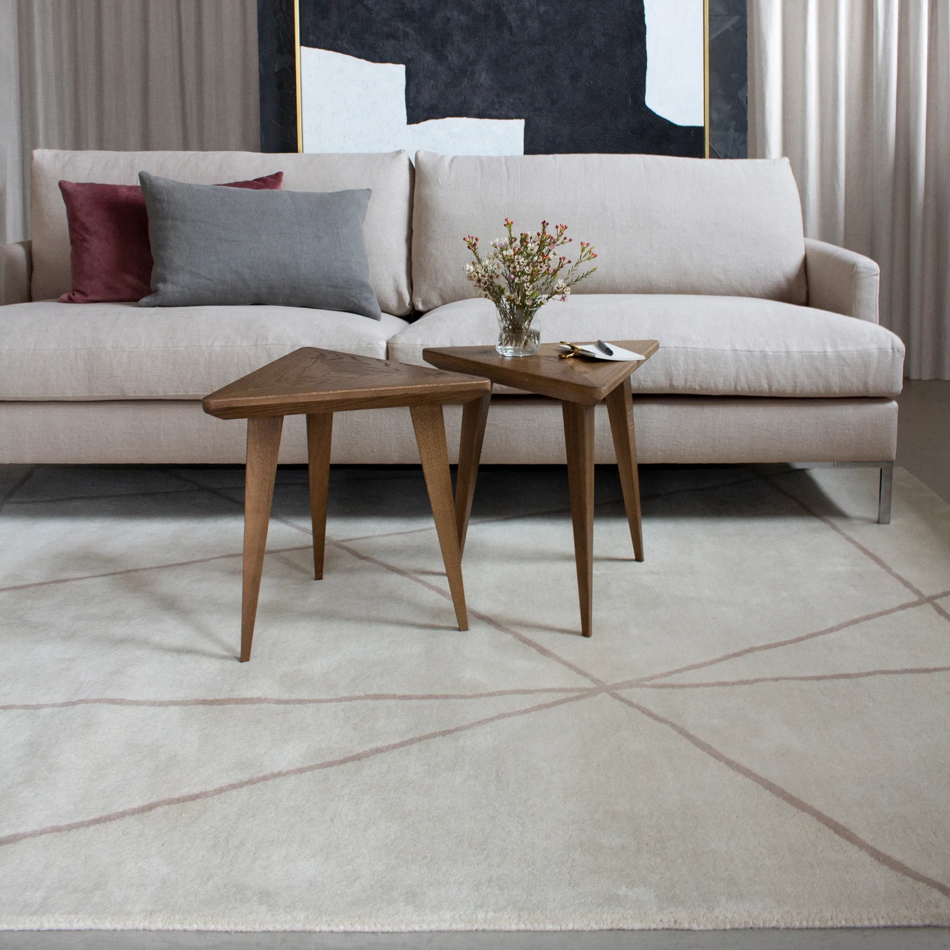 Frost ullmatta, 250x350 cm Layered