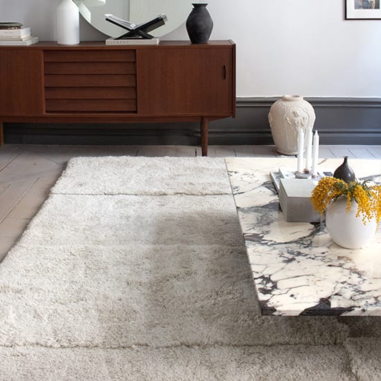 Levels matta 250x350 cm, Bone White Layered