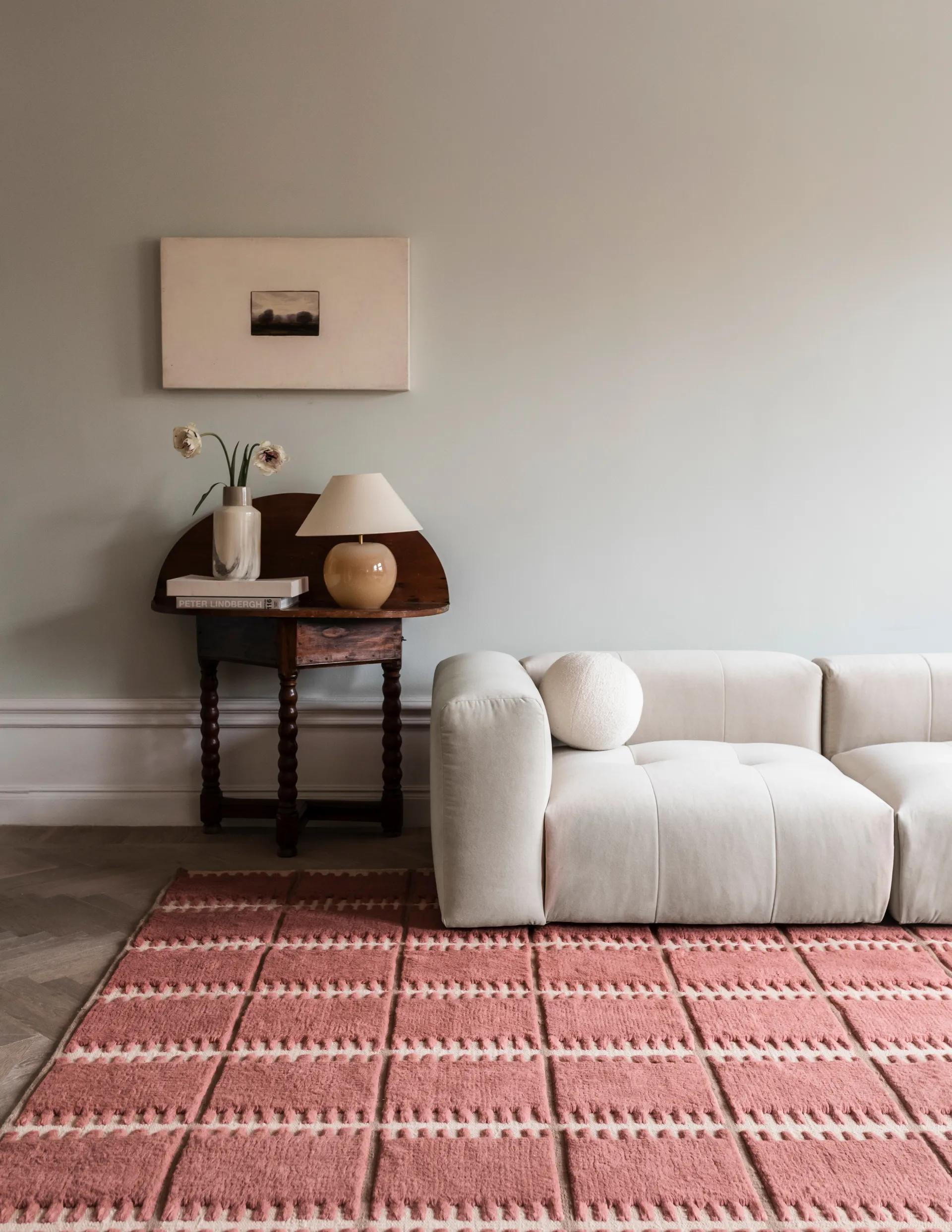 Lilly ullmatta, Claret red, 200x300 cm Layered