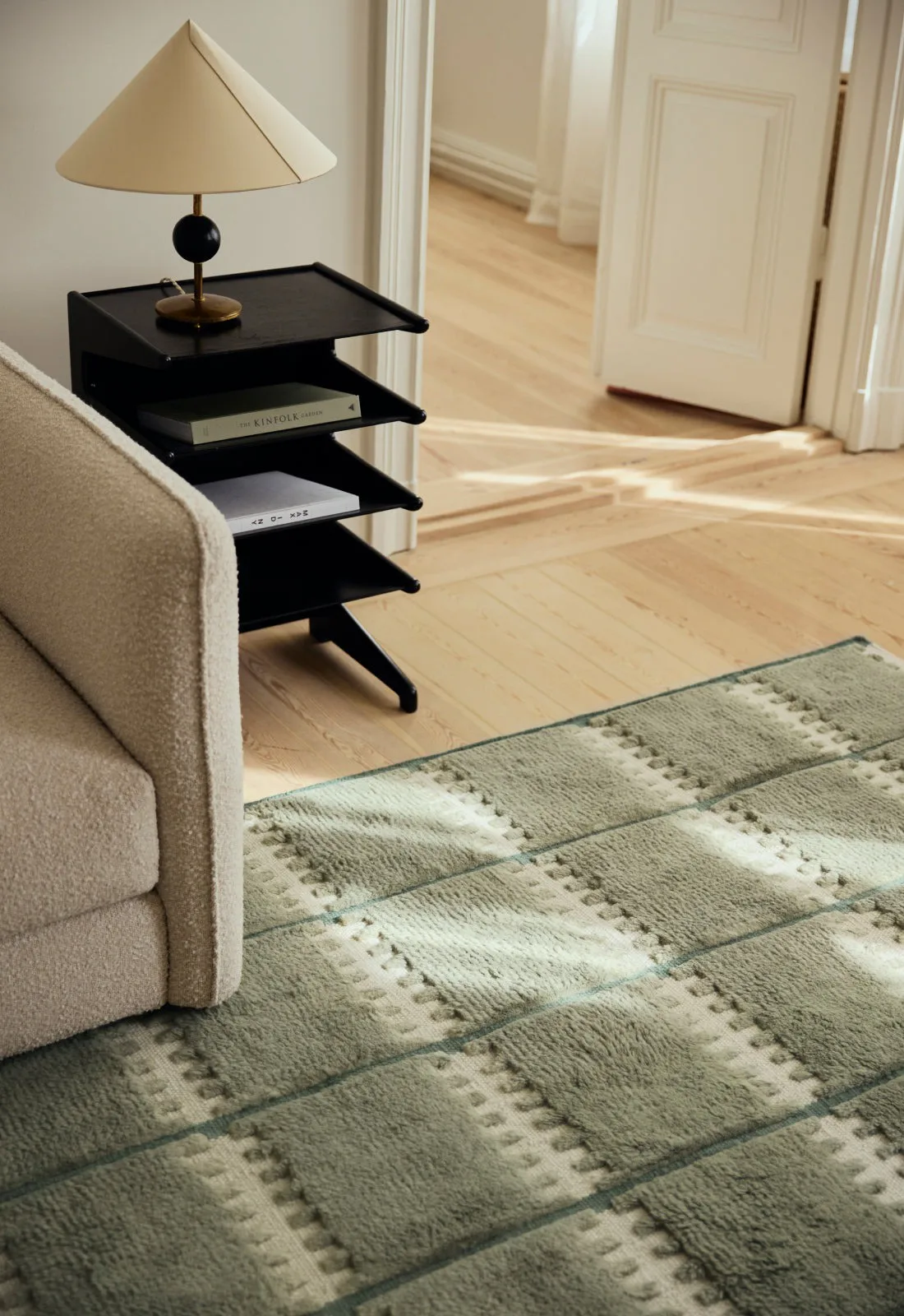 Lilly ullmatta, Green, 300x400 cm Layered