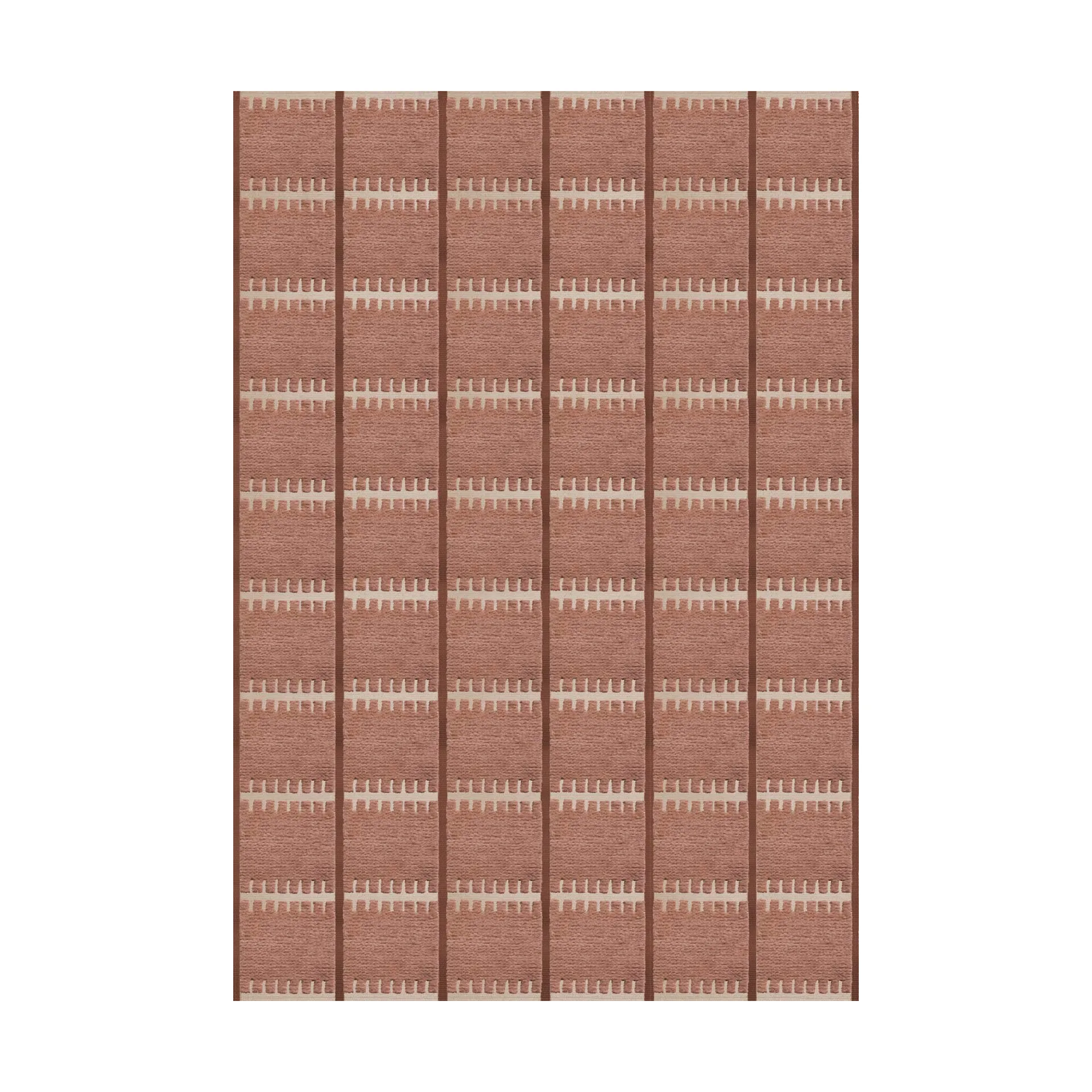 Lilly ullmatta, Rust, 200x300 cm Layered