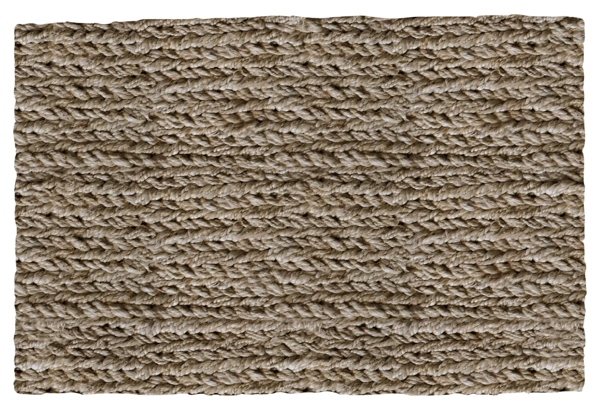 Lotta Agaton Chunky Hemp dörrmatta, Natural, 60x90 cm Layered