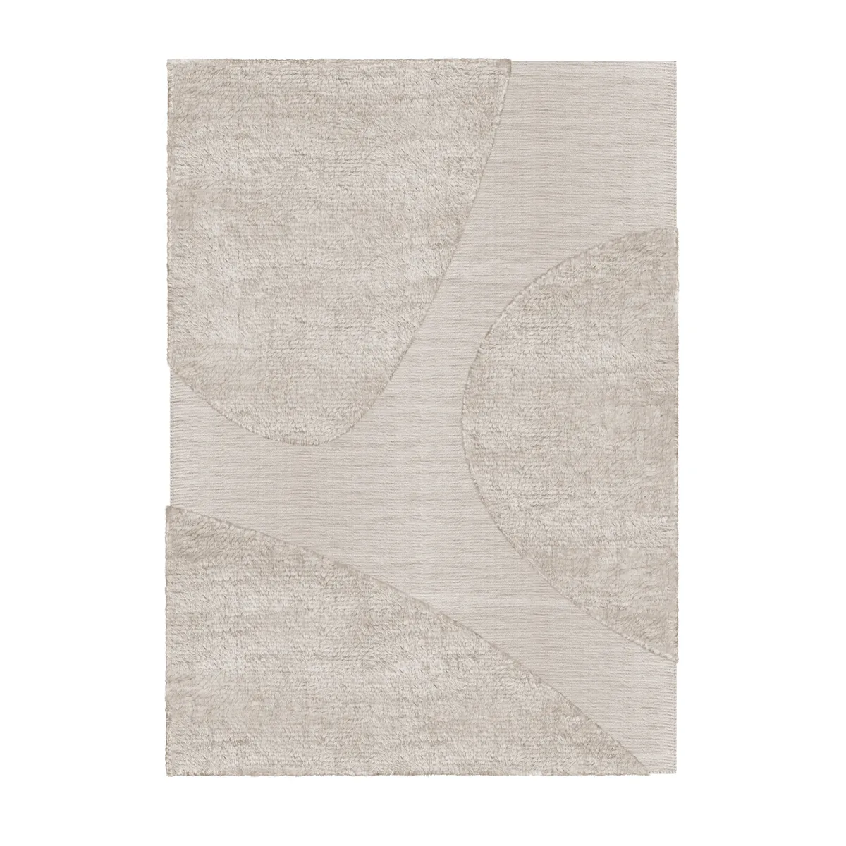 Layered Punja plasma ullmatta 250x350 cm Sand melange