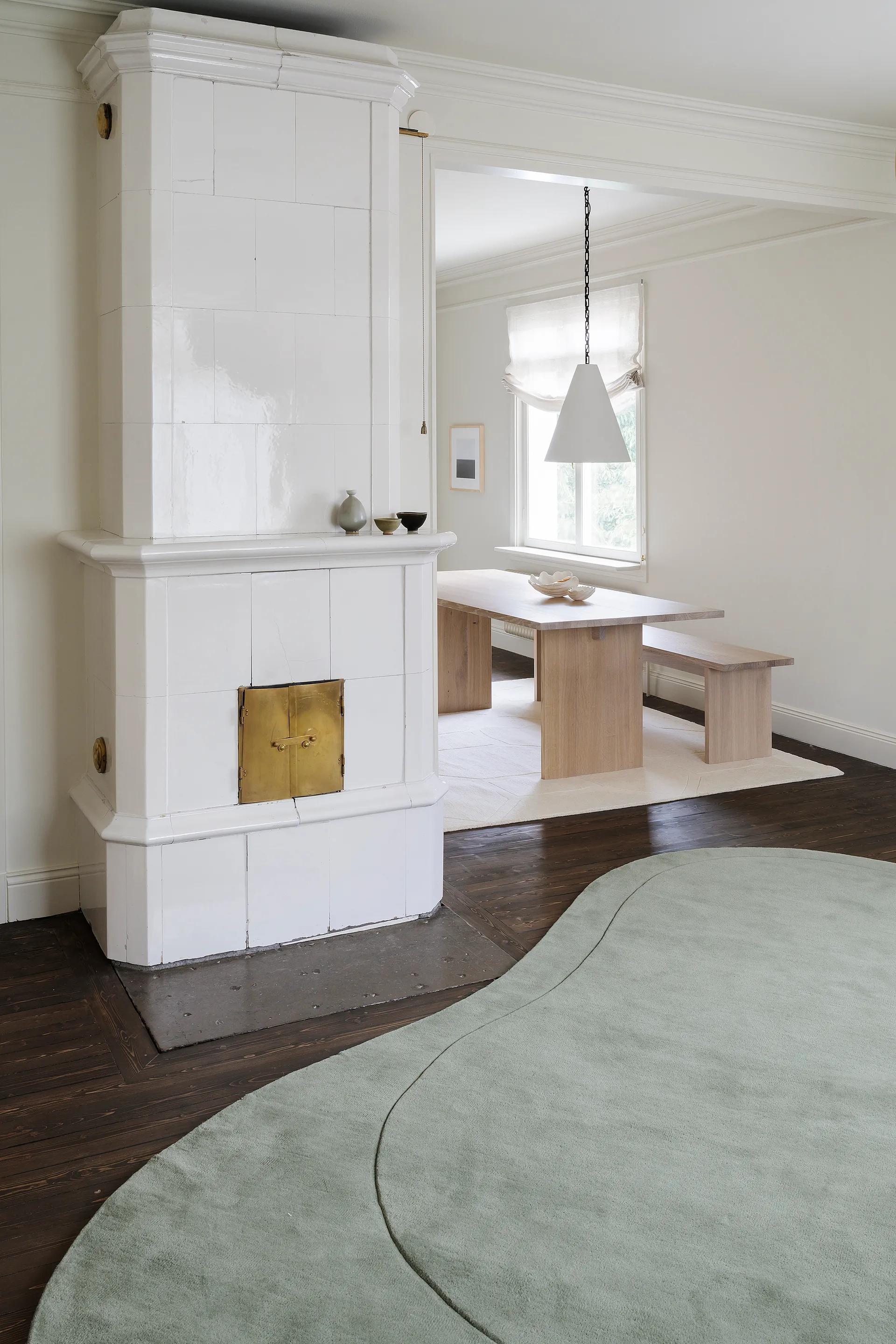 Residue ullmatta, Sage, 265x400 cm Layered