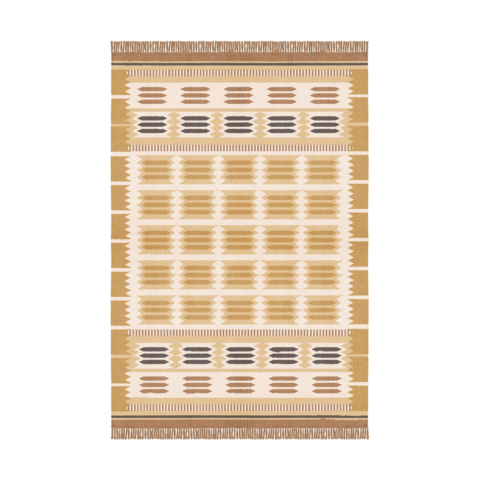 Röllakan Hilma ullmatta, Marigold, 200x300 cm Layered