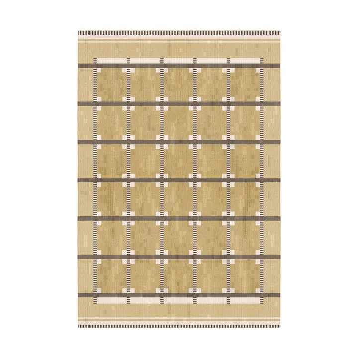 Röllakan Ruth ullmatta - Harvest yellow, 180x270 cm - Layered