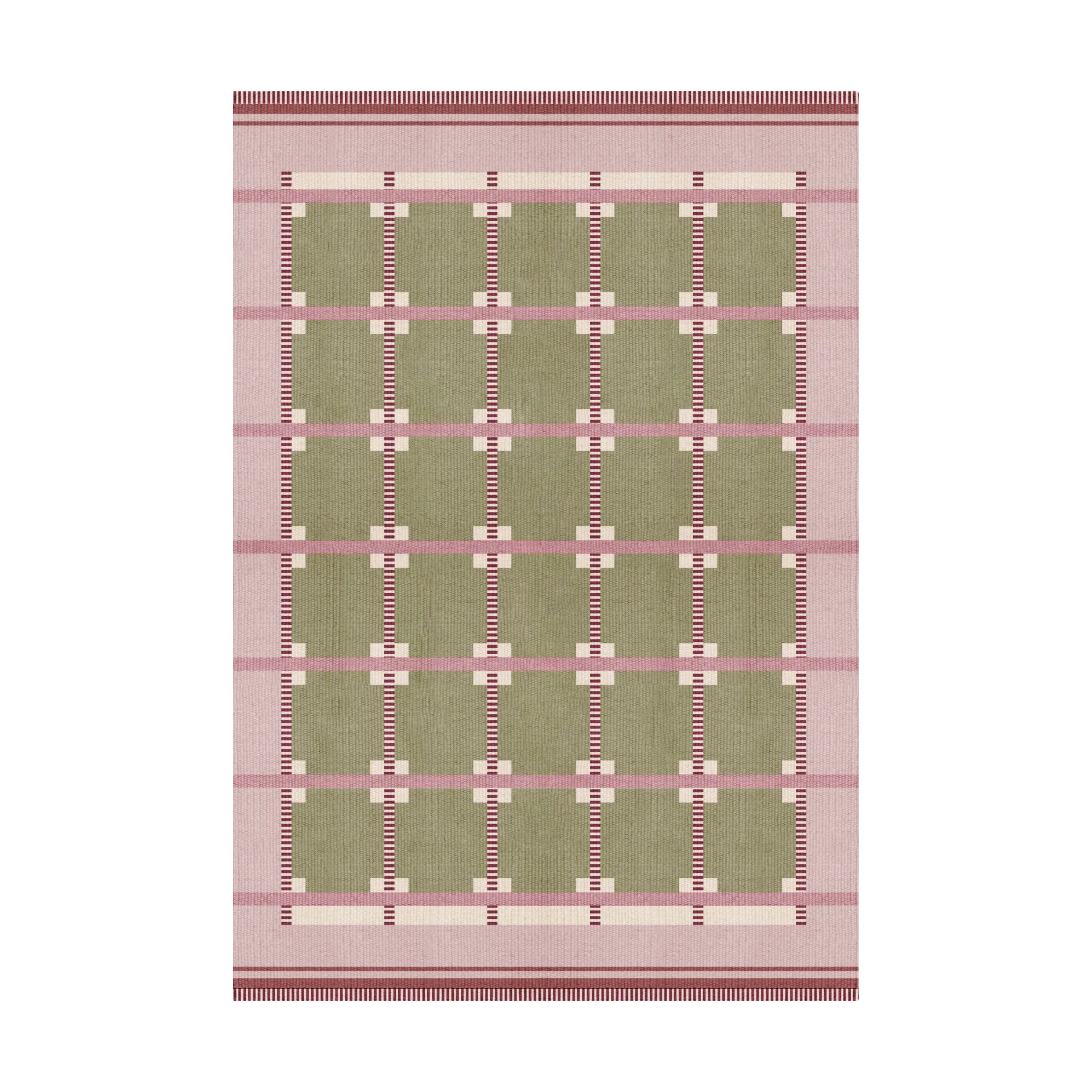 Röllakan Ruth ullmatta, Spring grass, 200x300 cm Layered