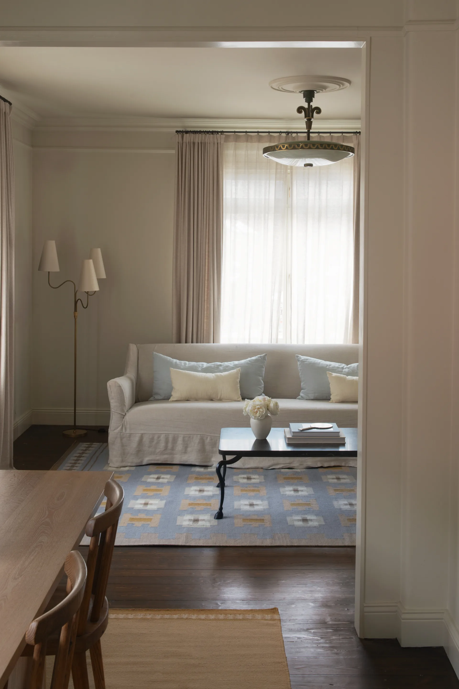 Röllakan Selma ullmatta, Dove, 200x300 cm Layered