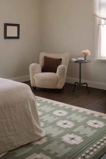 Röllakan Selma ullmatta - Sage, 200x300 cm - Layered