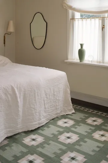 Röllakan Selma ullmatta - Sage, 200x300 cm - Layered