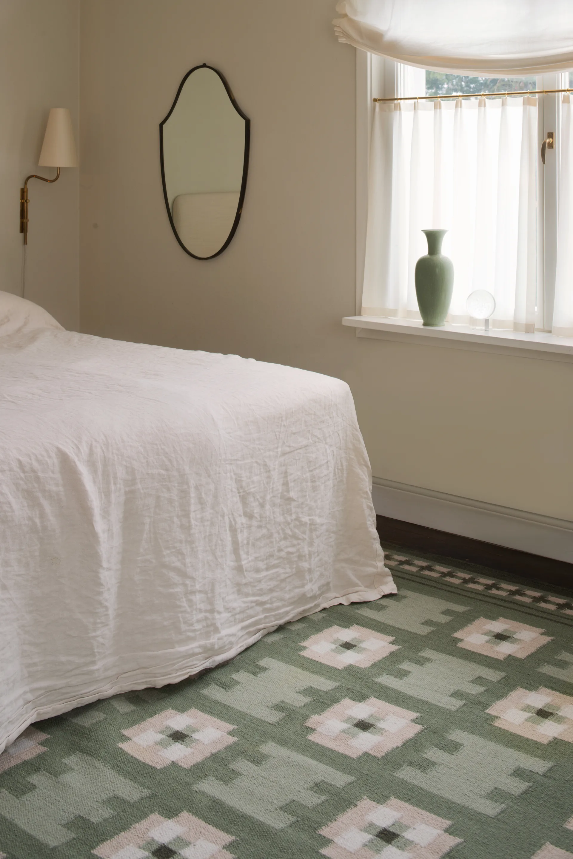 Röllakan Selma ullmatta, Sage, 300x400 cm Layered