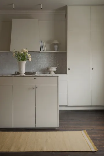 Röllakan Solid ullmatta - Mariegold, 80x300 cm - Layered