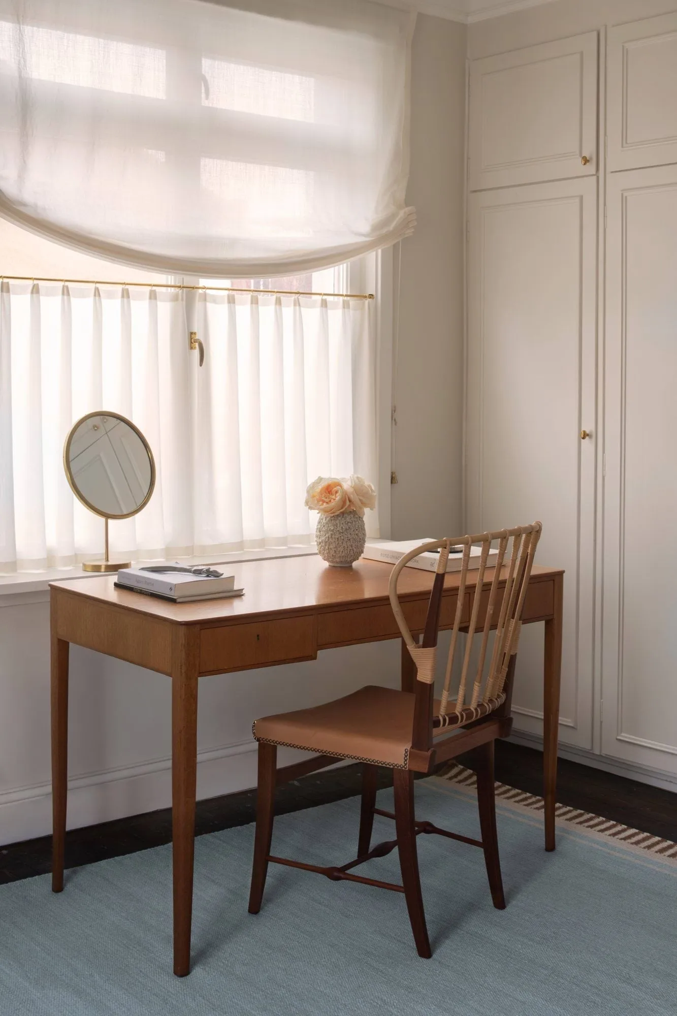 Röllakan Solid ullmatta, Sky blue, 300x400 cm Layered