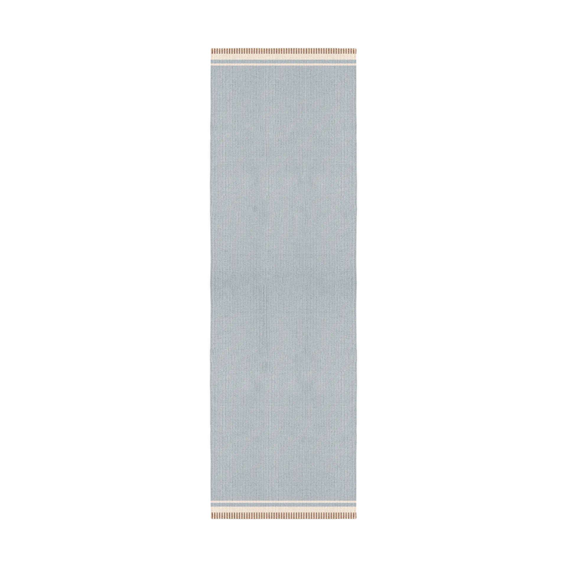 Röllakan Solid ullmatta, Sky blue, 80x300 cm Layered