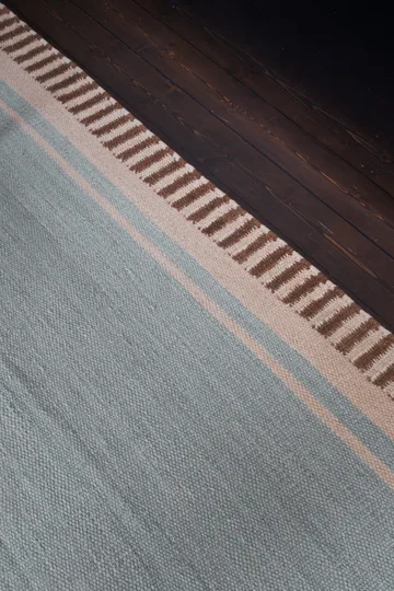 Röllakan Solid ullmatta - Sky blue, 80x300 cm - Layered