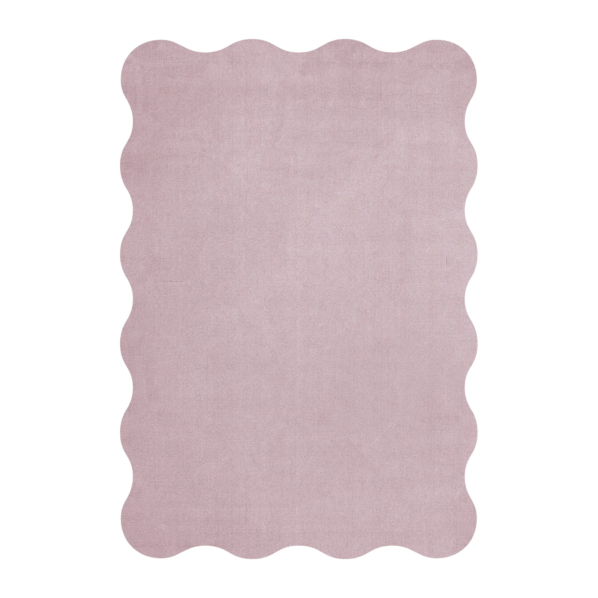 Scallop ullmatta 160x230 cm, Pink lavender Layered