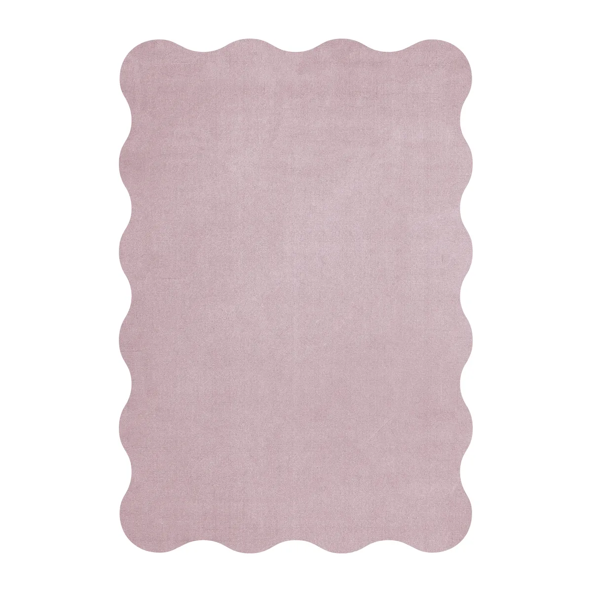 Layered Scallop ullmatta 180x270 cm Pink lavender