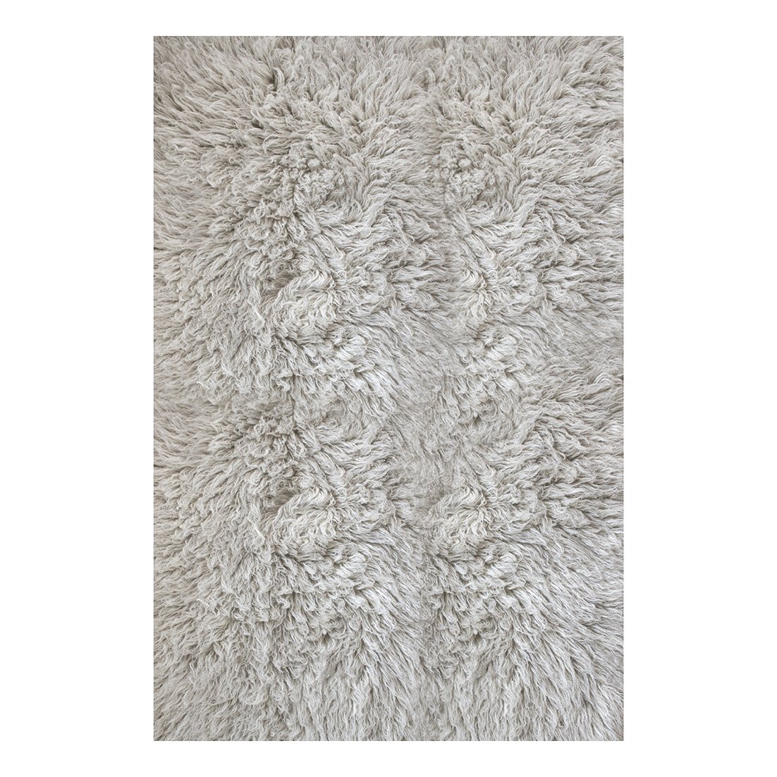 Layered Shaggy matta 180x270 cm Mocha melange | Skandinavisk Design | Ullmattor | Brun