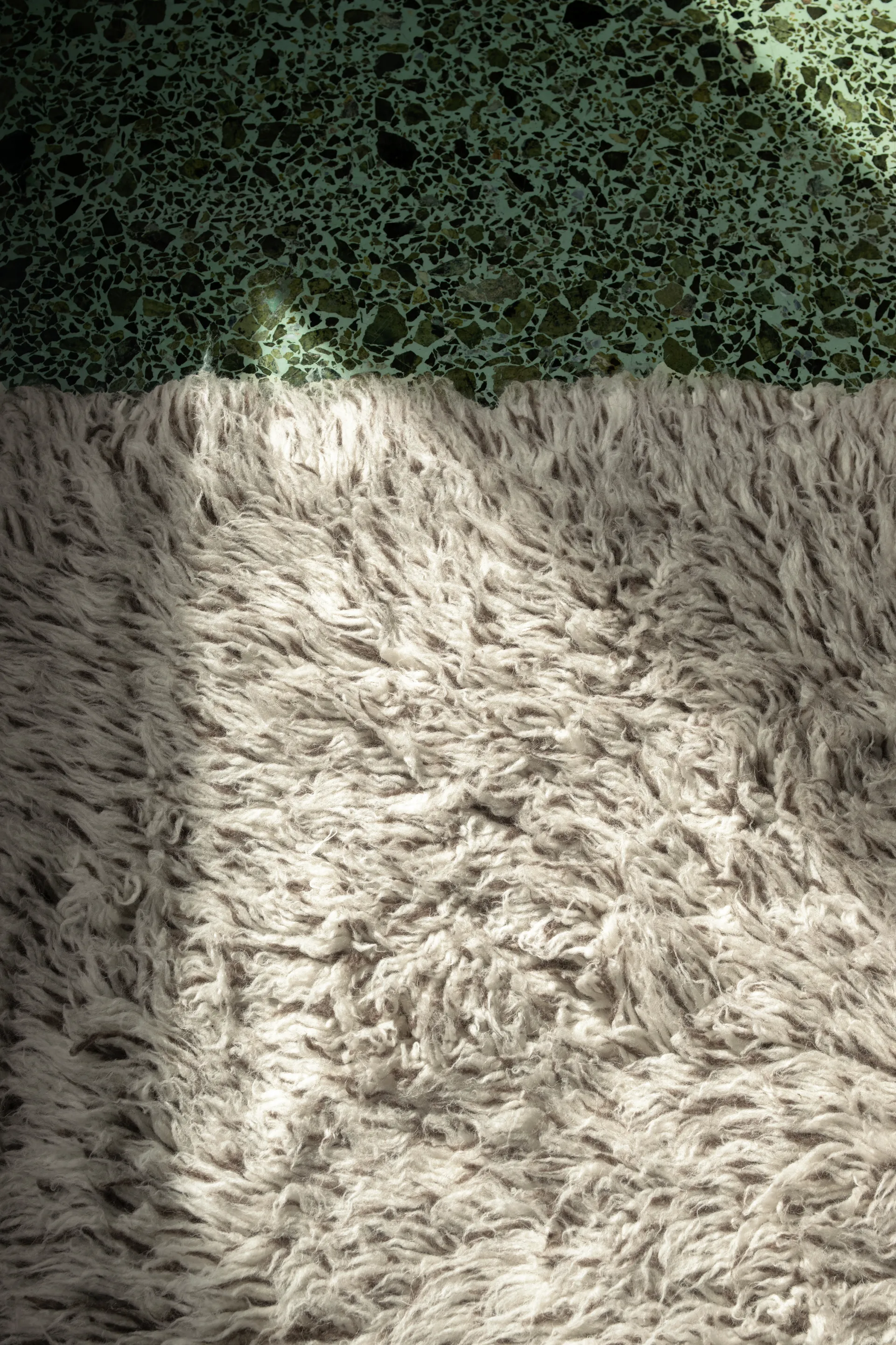 Shaggy matta 180x270 cm, Mocha melange Layered