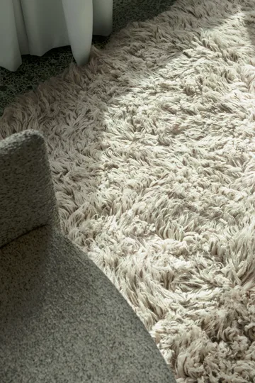 Shaggy matta 250x350 cm - Bone white - Layered