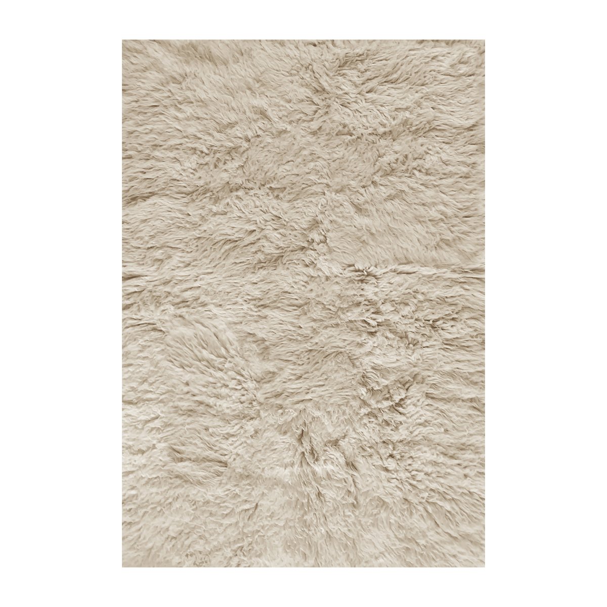 Layered Shaggy matta 250x350 cm Oatmeal | Skandinavisk Design | Ullmattor | Beige