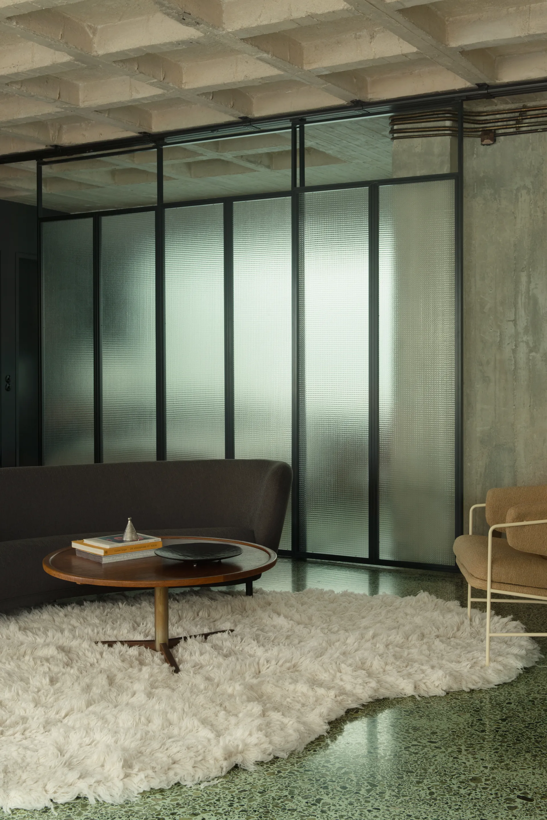 Shaggy matta 300x400 cm, Bone White Layered