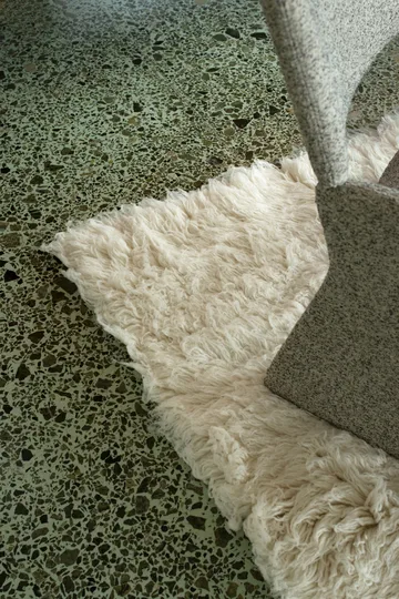 Shaggy matta 300x400 cm - Bone White - Layered