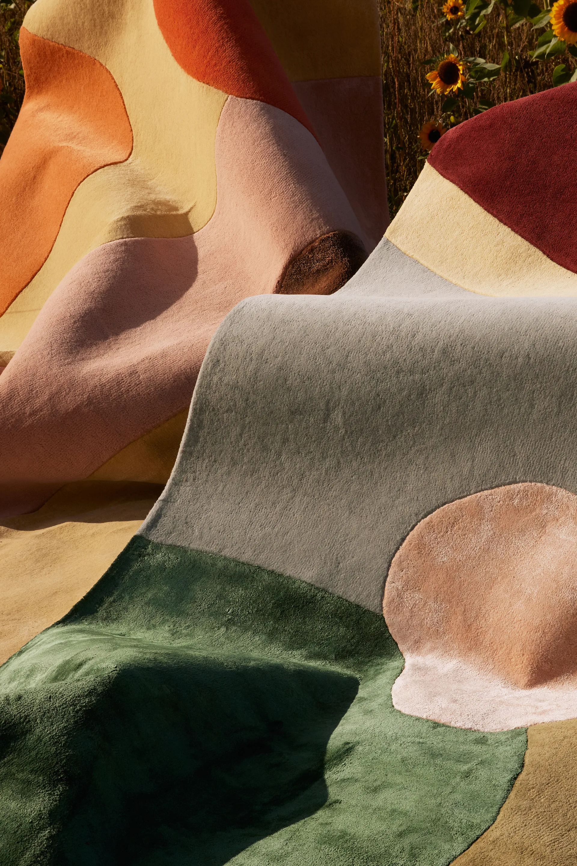 Sleeping Flower ullmatta, 180x270 cm Layered