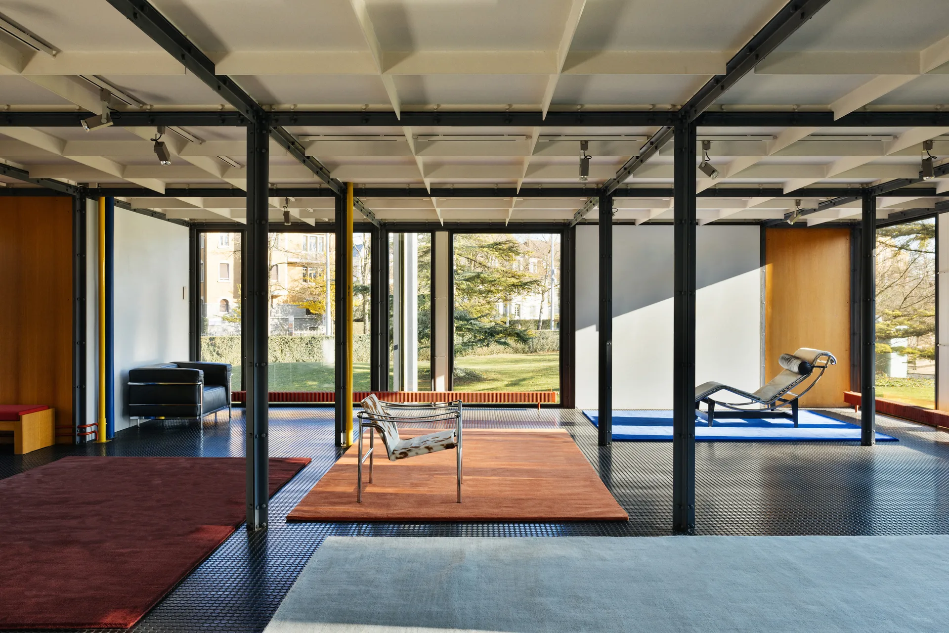 Solid Wool ullmatta, Blue clair, 180x270 cm Layered