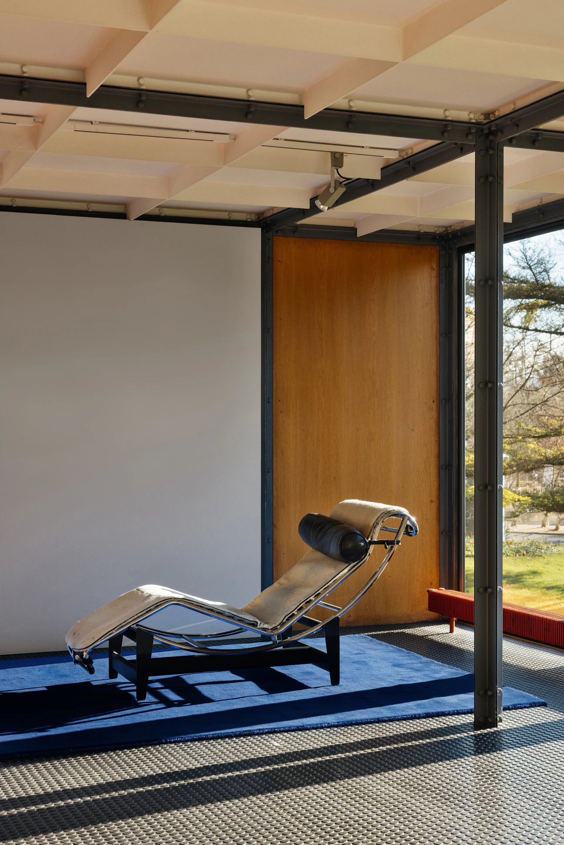 Solid Wool ullmatta, Blue foncé, 180x270 cm Layered