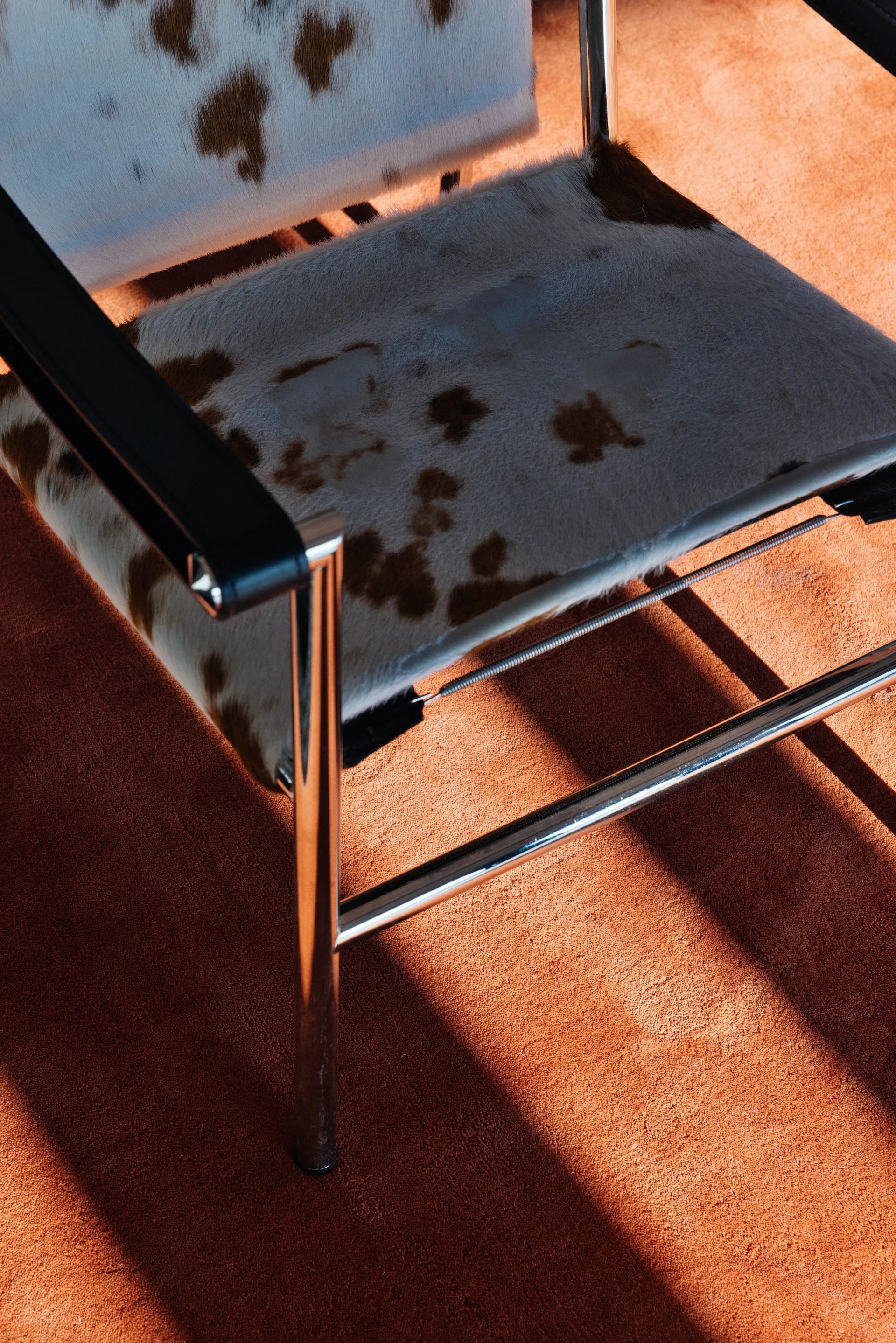 Solid Wool ullmatta, Red ochre, 180x270 cm Layered