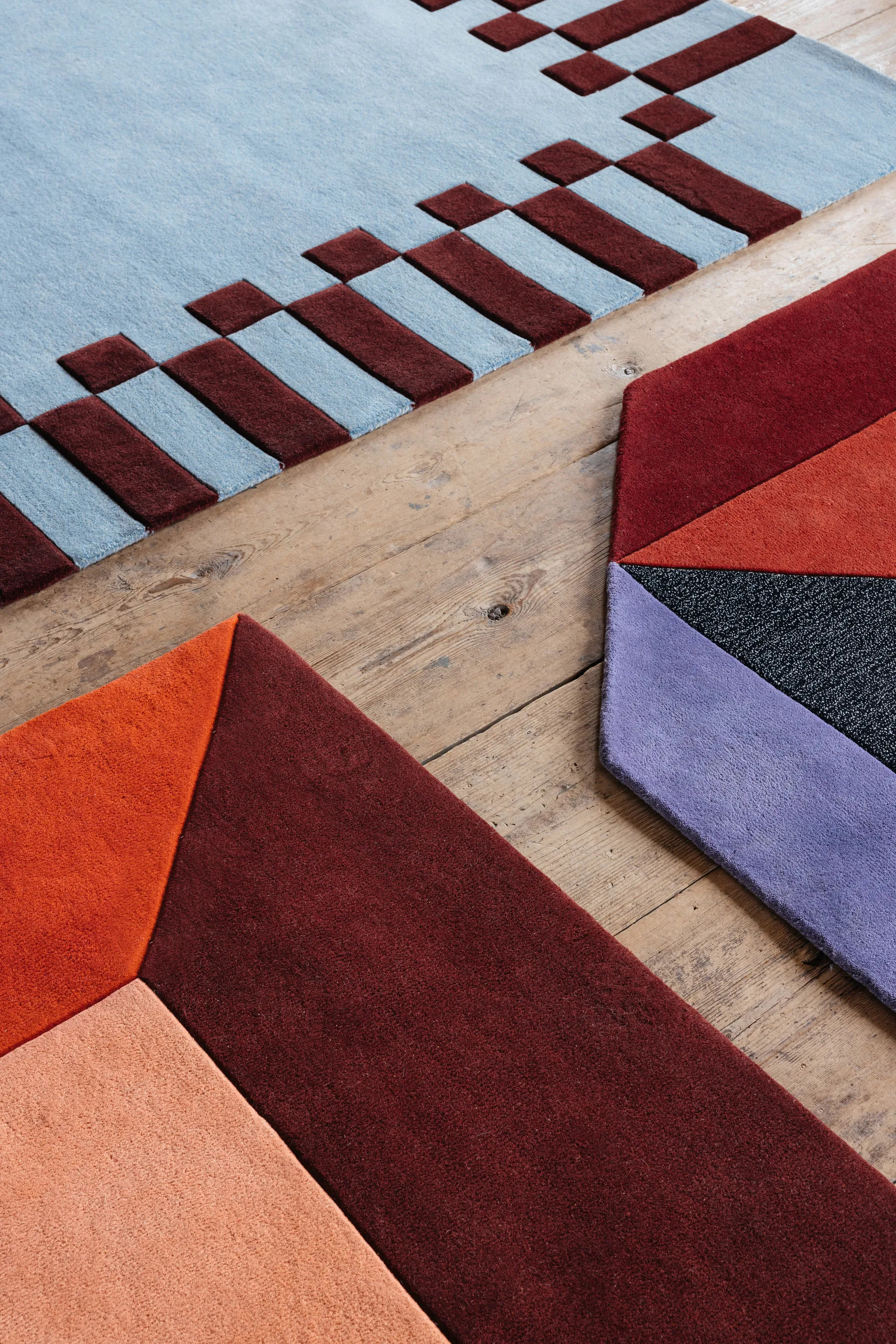 Teklan box ullmatta, Corals, 200x300 cm Layered