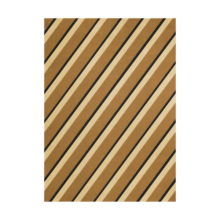 Teklan Diagonal ullmatta - Sand, 180x270 cm - Layered