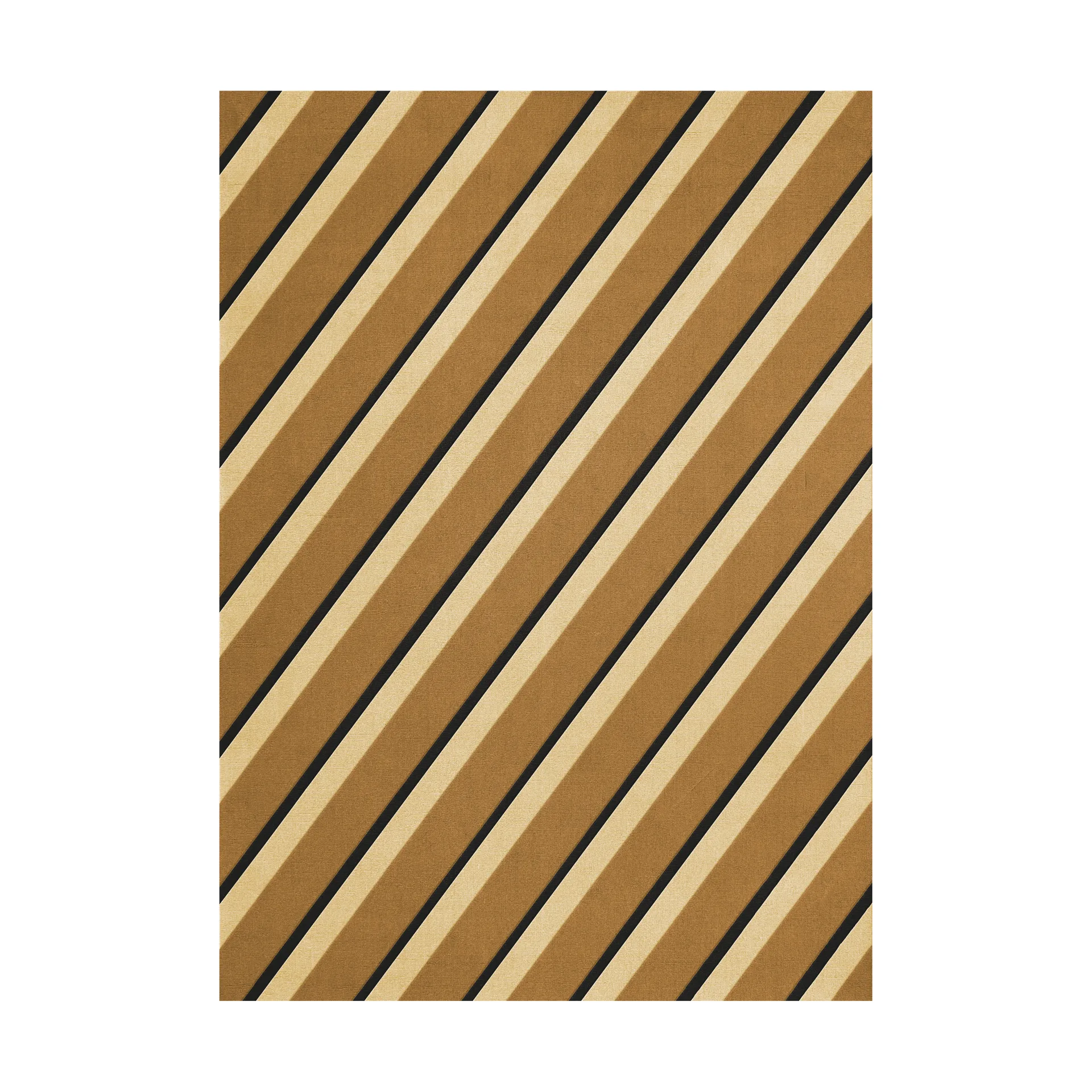 Teklan Diagonal ullmatta, Sand, 200x300 cm Layered