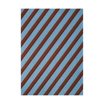 Teklan Diagonal ullmatta - Sky, 180x270 cm - Layered