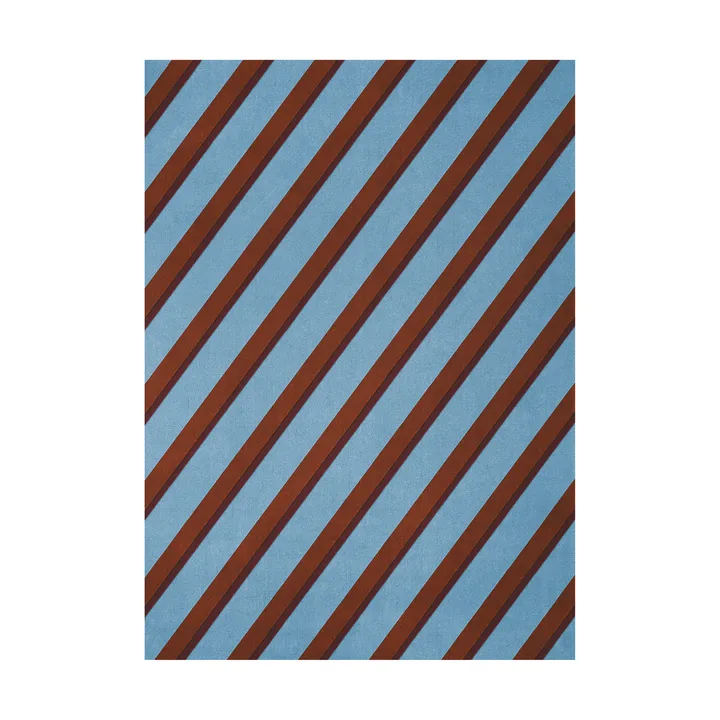 Teklan Diagonal ullmatta - Sky, 180x270 cm - Layered