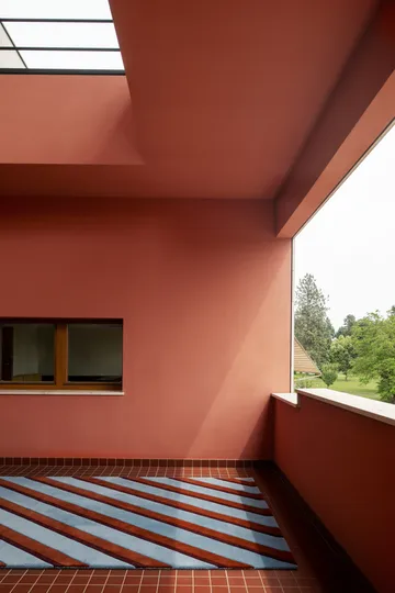 Teklan Diagonal ullmatta - Sky, 180x270 cm - Layered