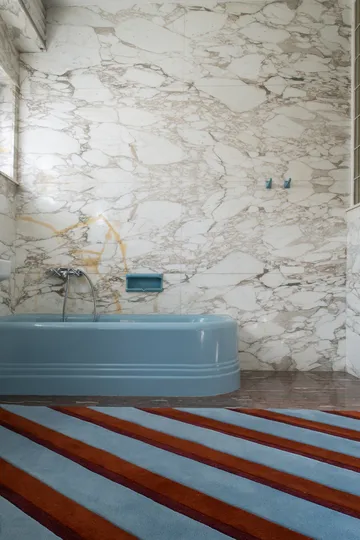 Teklan Diagonal ullmatta - Sky, 300x400 cm - Layered