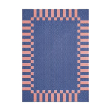 Teklan frame ullmatta - Cobalt salmon- 180x270 cm - Layered