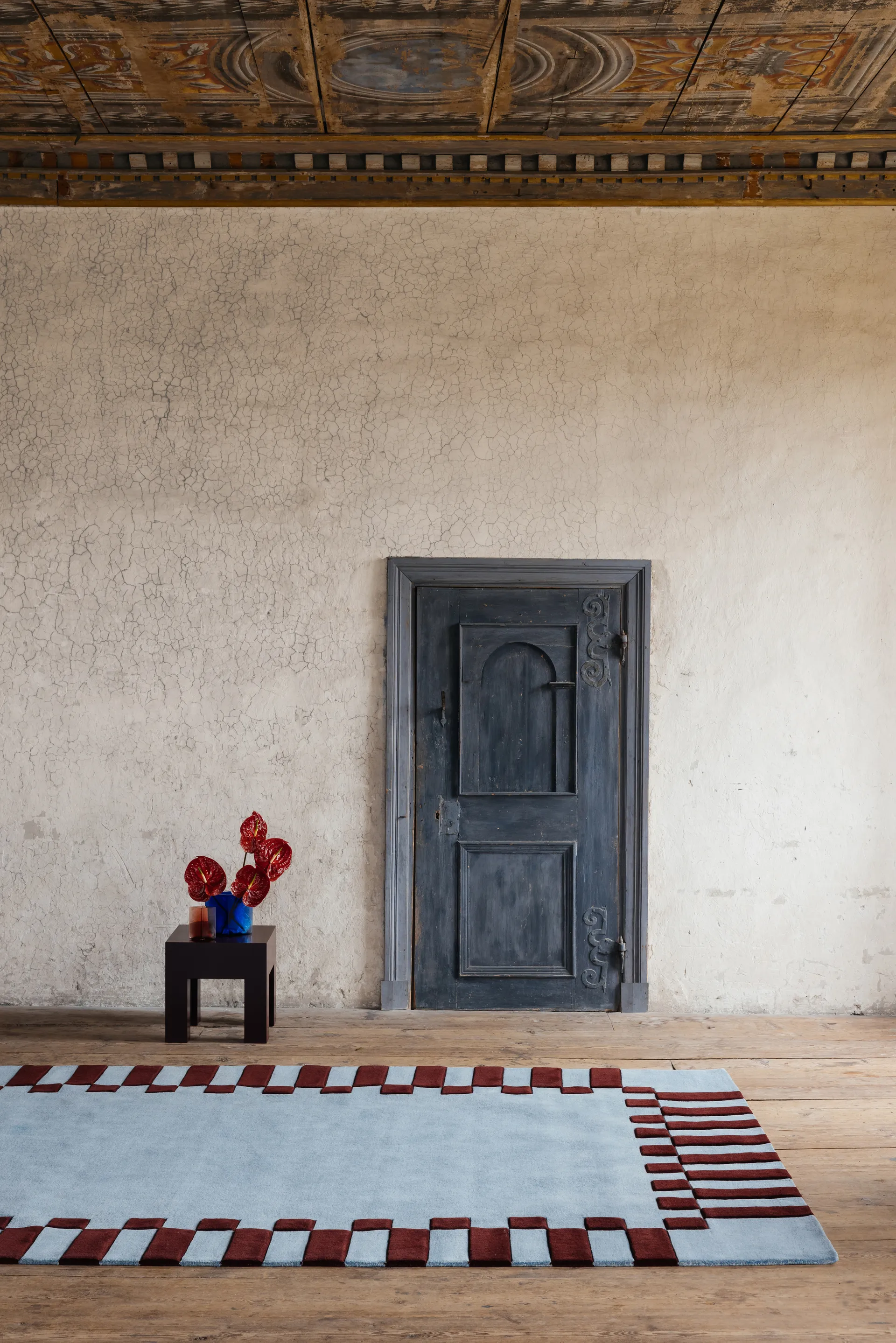 Teklan frame ullmatta, Mulberry sky- 180x270 cm Layered