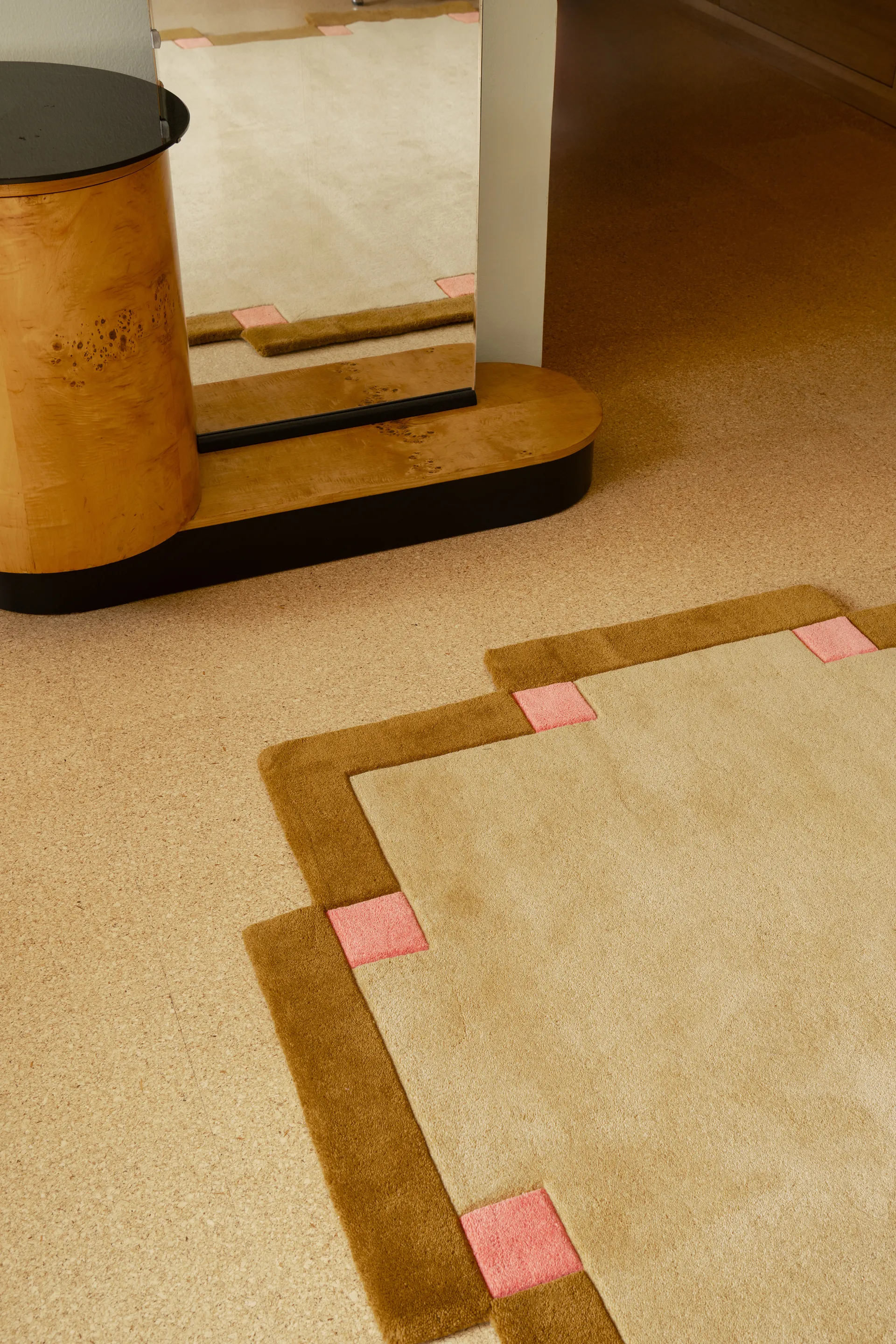 Teklan Fregio ullmatta, Butter blossom, 200x300 cm Layered