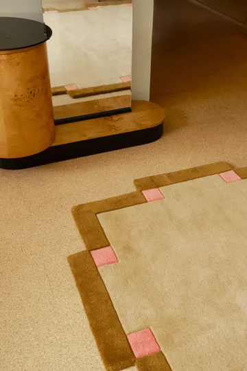 Teklan Fregio ullmatta - Butter blossom, 200x300 cm - Layered