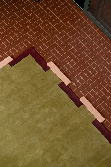 Teklan Fregio ullmatta - Olive blush, 200x300 cm - Layered