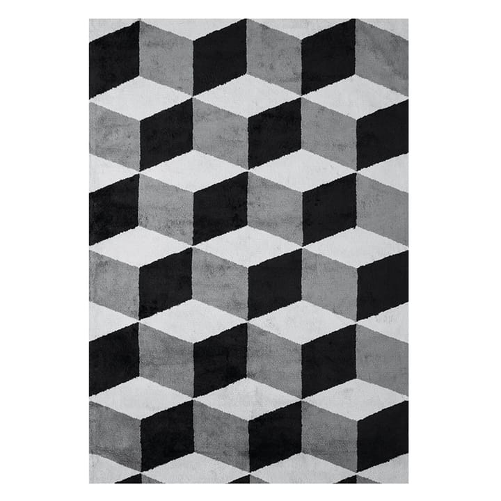 Viskos illusion matta, 160x250 cm - elephant gray (grå) - Layered