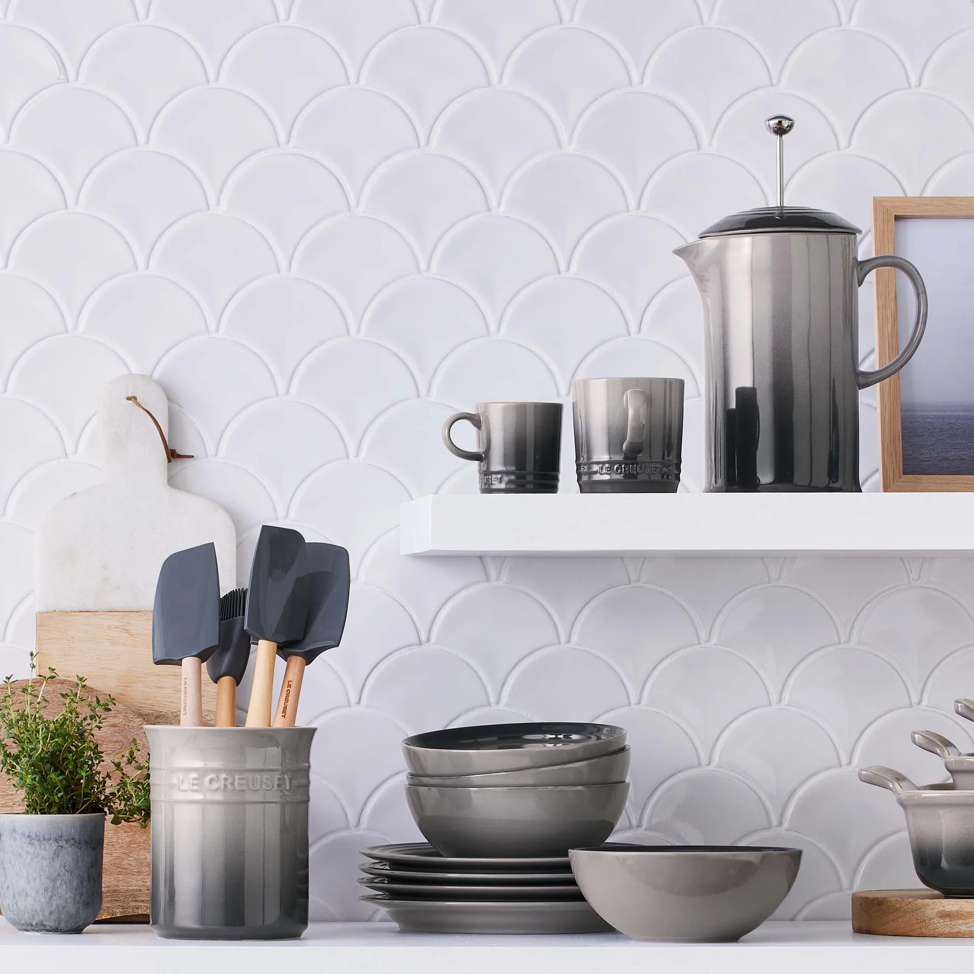 Craft slickepott mellan, Flint Le Creuset